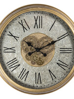 Clayre & Eef Horloge murale Ø 63*8 cm / 1*AA 5KL0173