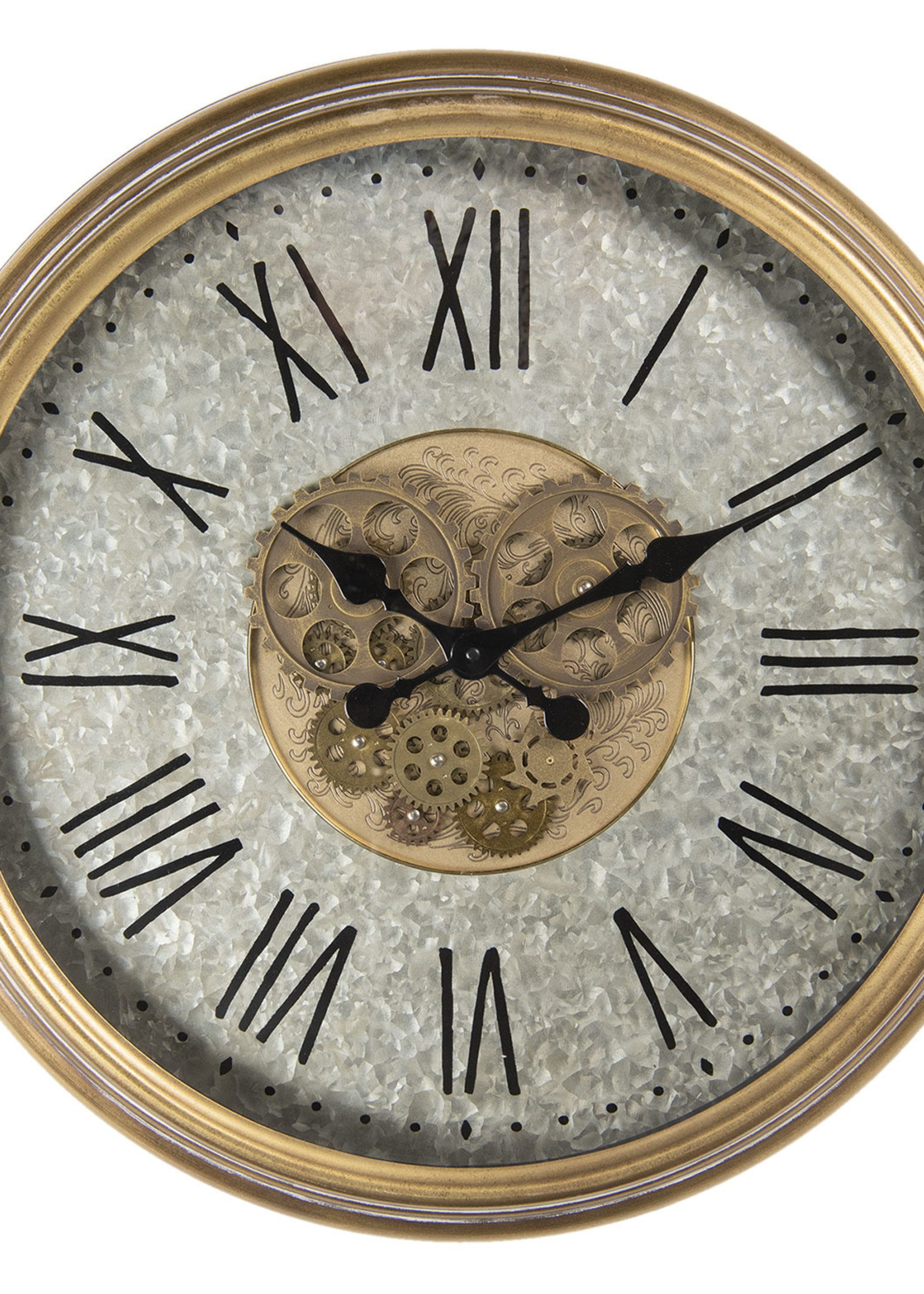 Clayre & Eef Wandklok Ø 63*8 cm / 1*AA 5KL0173