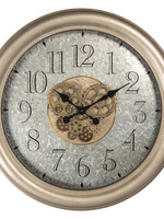 Clayre & Eef Horloge murale Ø 67*9 cm / 1*AA 5KL0175