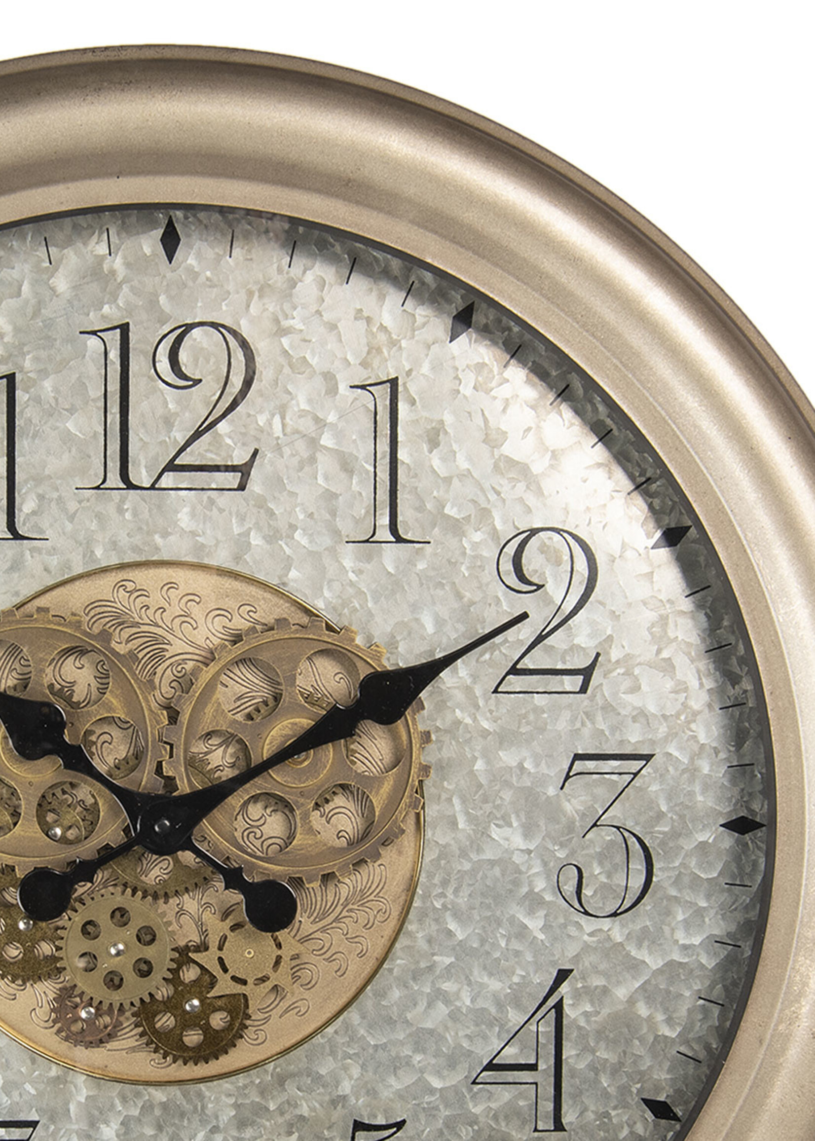 Clayre & Eef Horloge murale Ø 67*9 cm / 1*AA 5KL0175