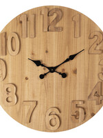 Clayre & Eef Horloge murale Ø 70*5 cm / 1*AA 5KL0180