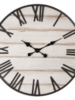 Clayre & Eef Horloge murale Ø 70*5 cm / 1*AA 5KL0184