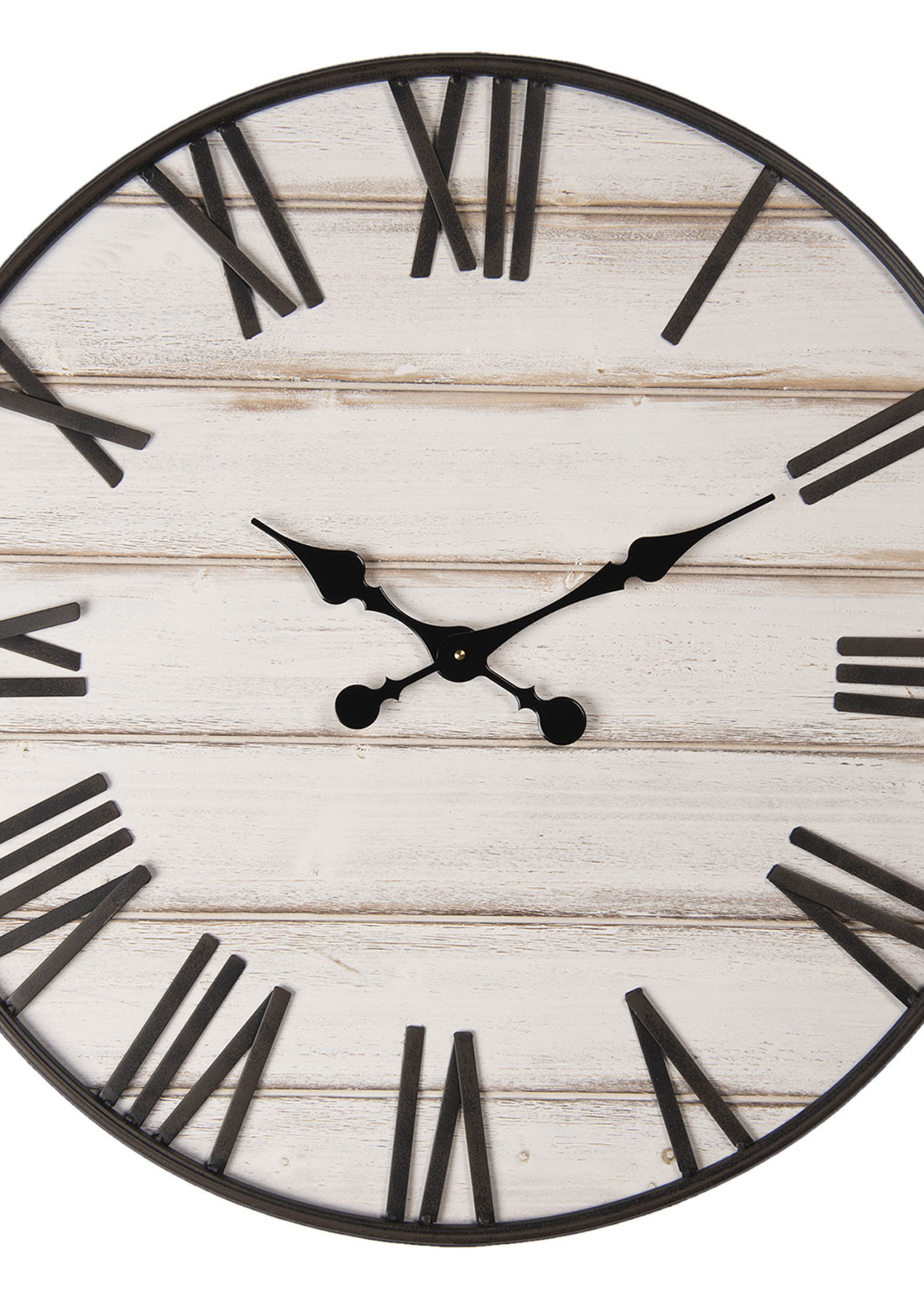Clayre & Eef Horloge murale Ø 70*5 cm / 1*AA 5KL0184