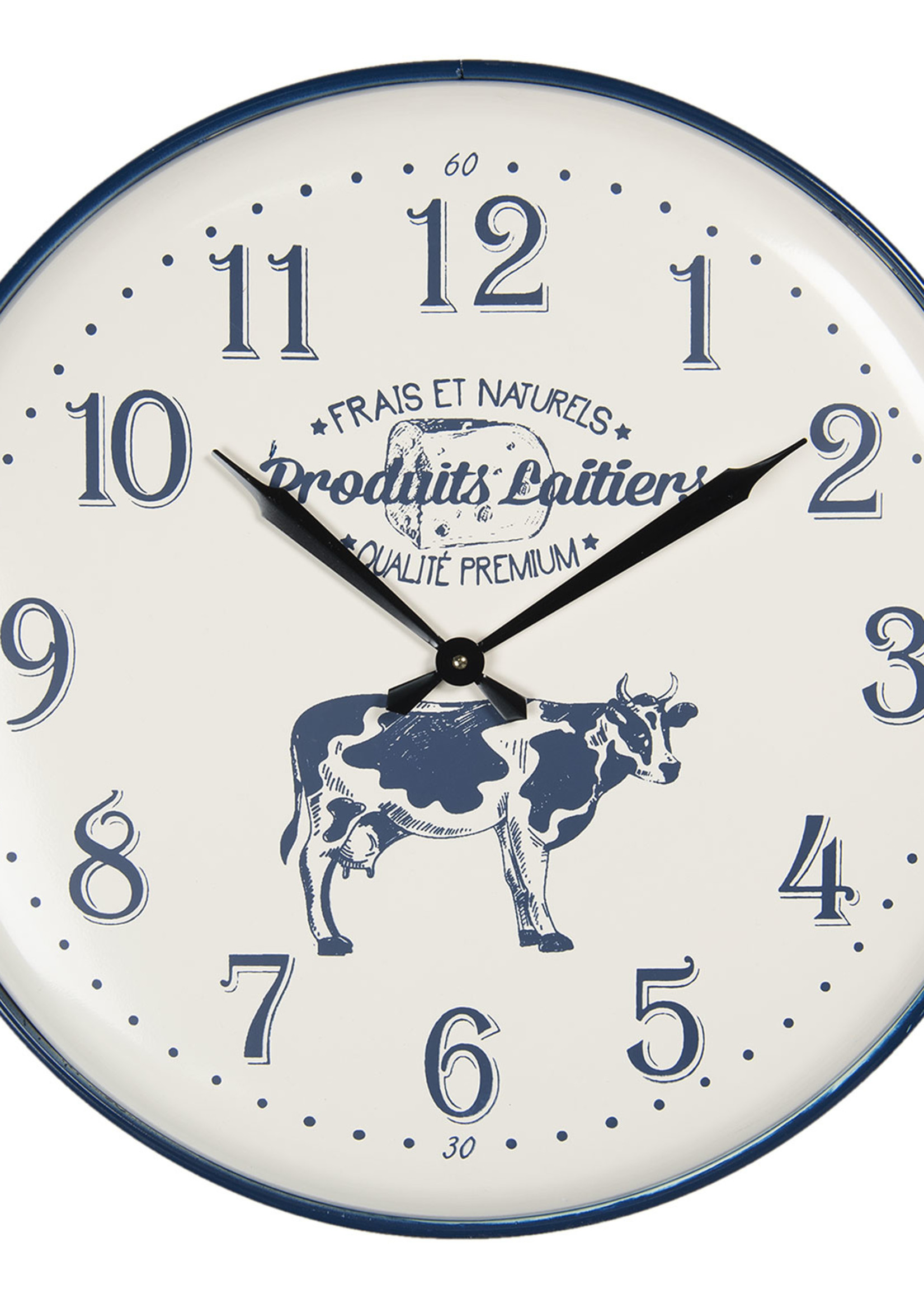 Clayre & Eef Wandklok Ø 62 cm / 1*AA 5KL0192