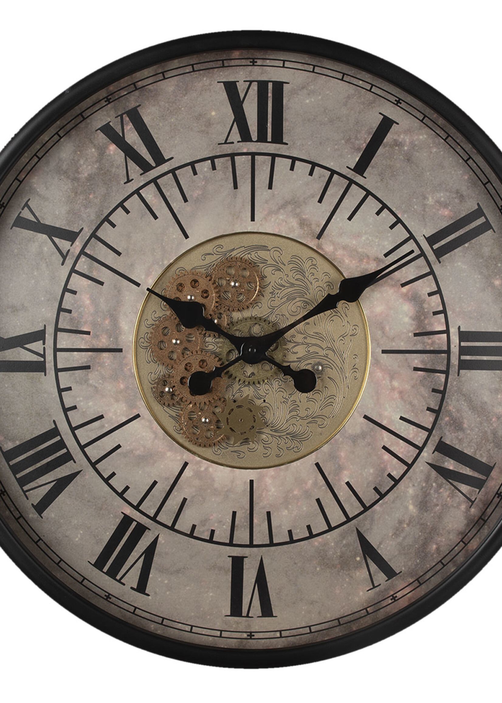 Clayre & Eef Horloge murale Ø 60*8 cm / 1*AA 5KL0196