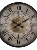 Clayre & Eef Horloge murale Ø 60*8 cm / 1*AA 5KL0196