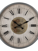 Clayre & Eef Horloge murale Ø 60*8 cm / 1*AA 5KL0197