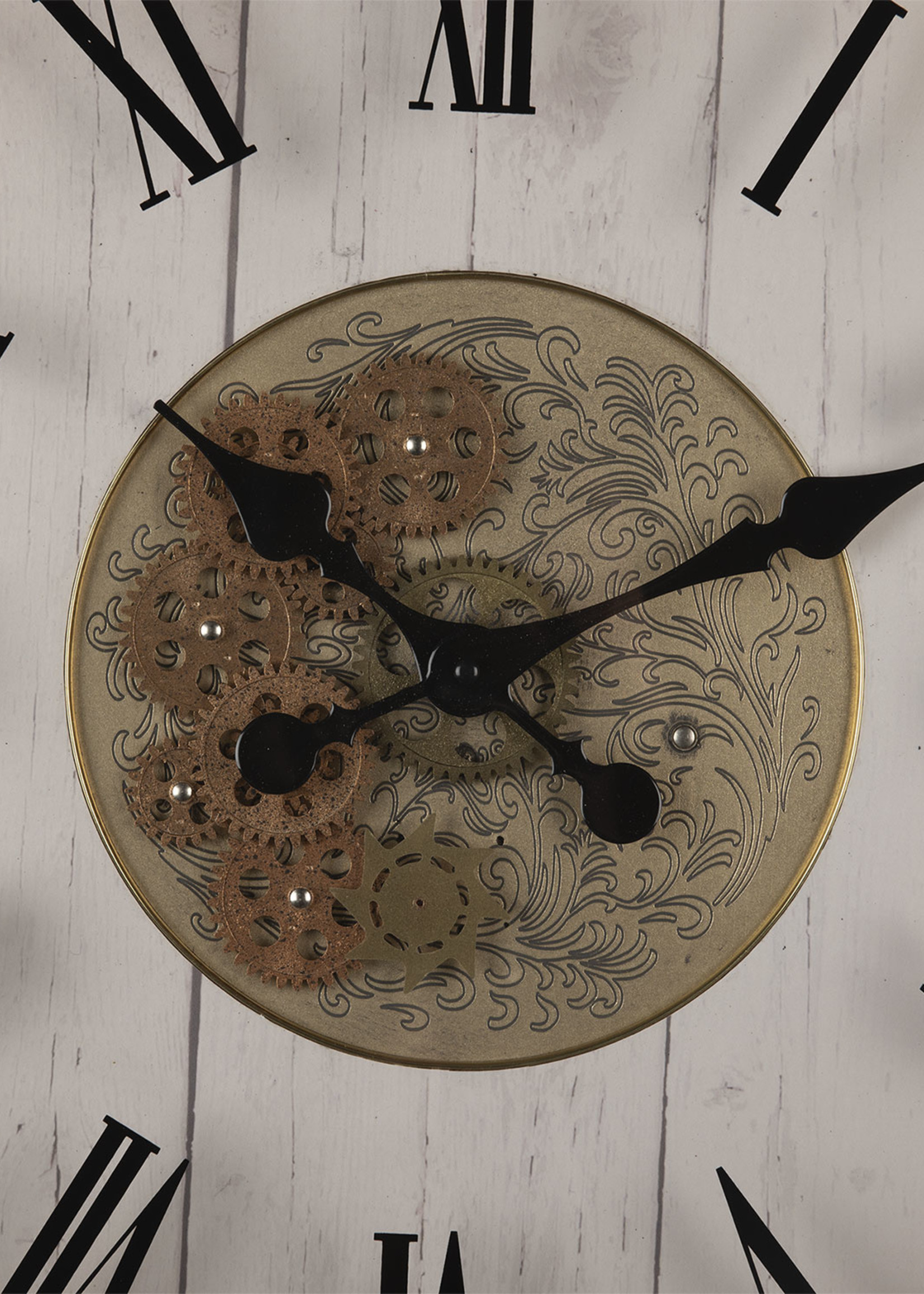 Clayre & Eef Horloge murale Ø 60*8 cm / 1*AA 5KL0197