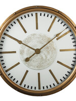 Clayre & Eef Horloge murale Ø 80*8 cm 5KL0200