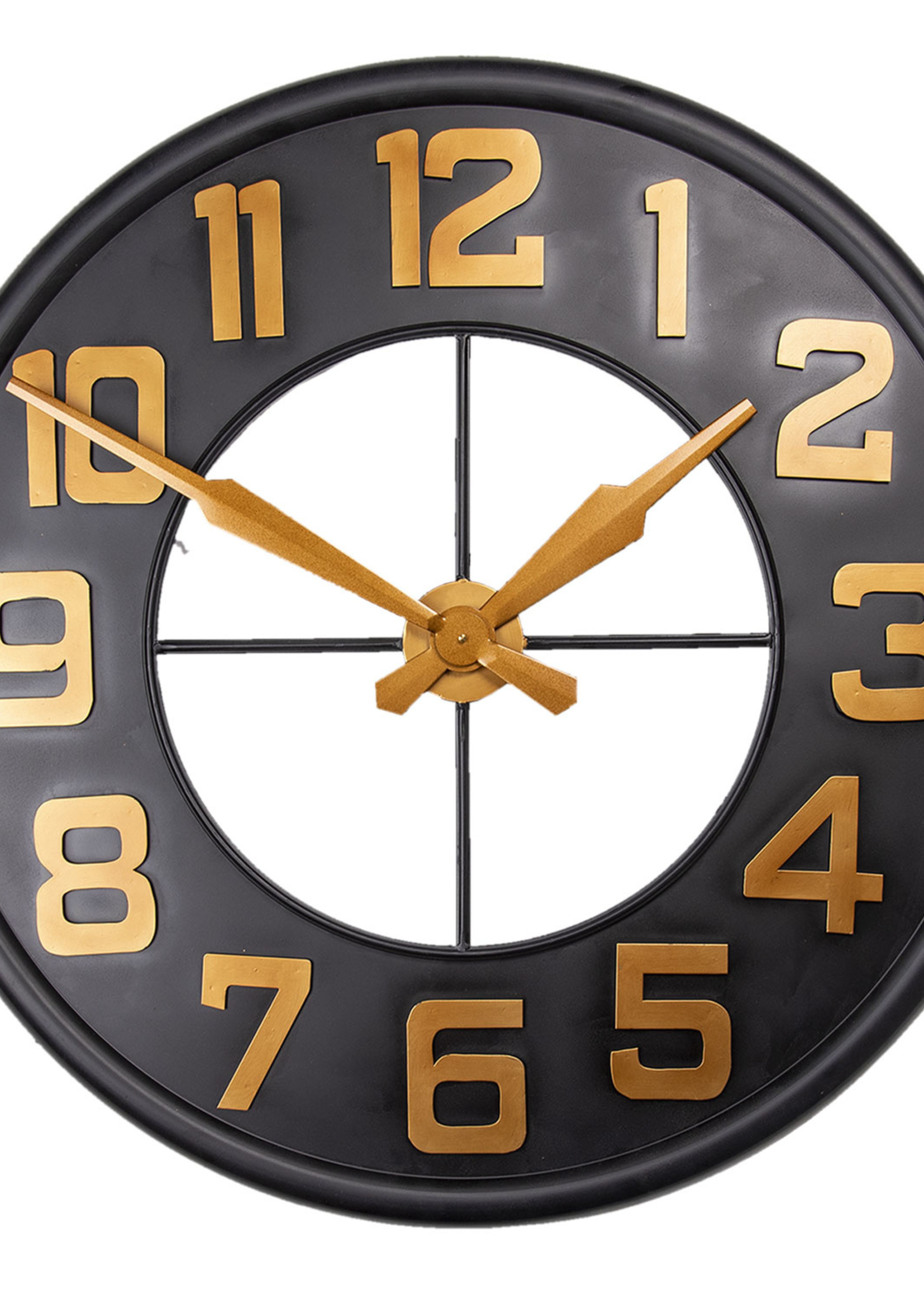 Clayre & Eef Horloge murale Ø 90*5 cm 5KL0201