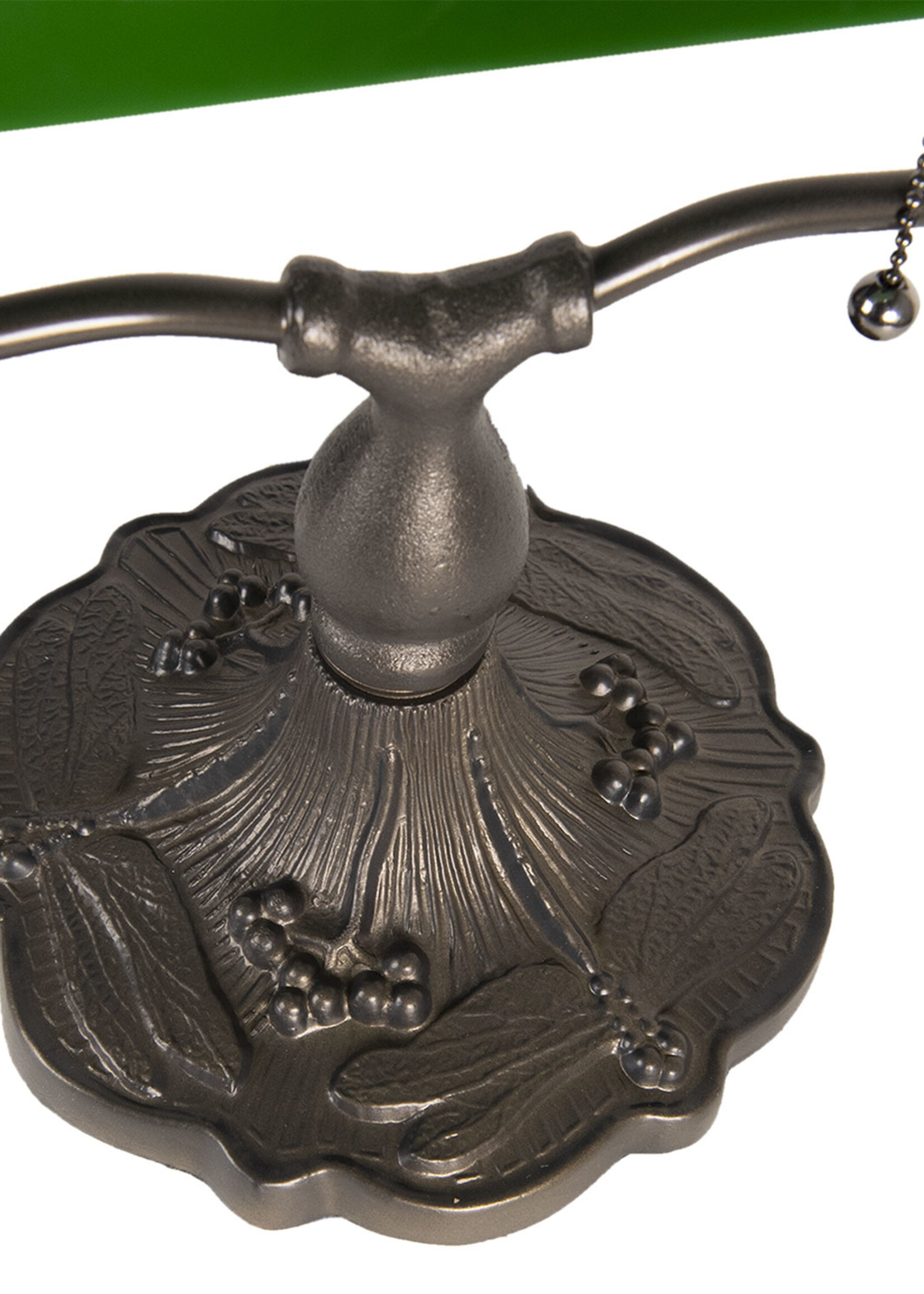 Clayre & Eef Bureaulamp Tiffany 27*20*36 cm E27/max 1*60W 5LL-1144GR