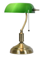Clayre & Eef Lampe de bureau vert 27*17*41 cm E27/max 1*60W 5LL-5104