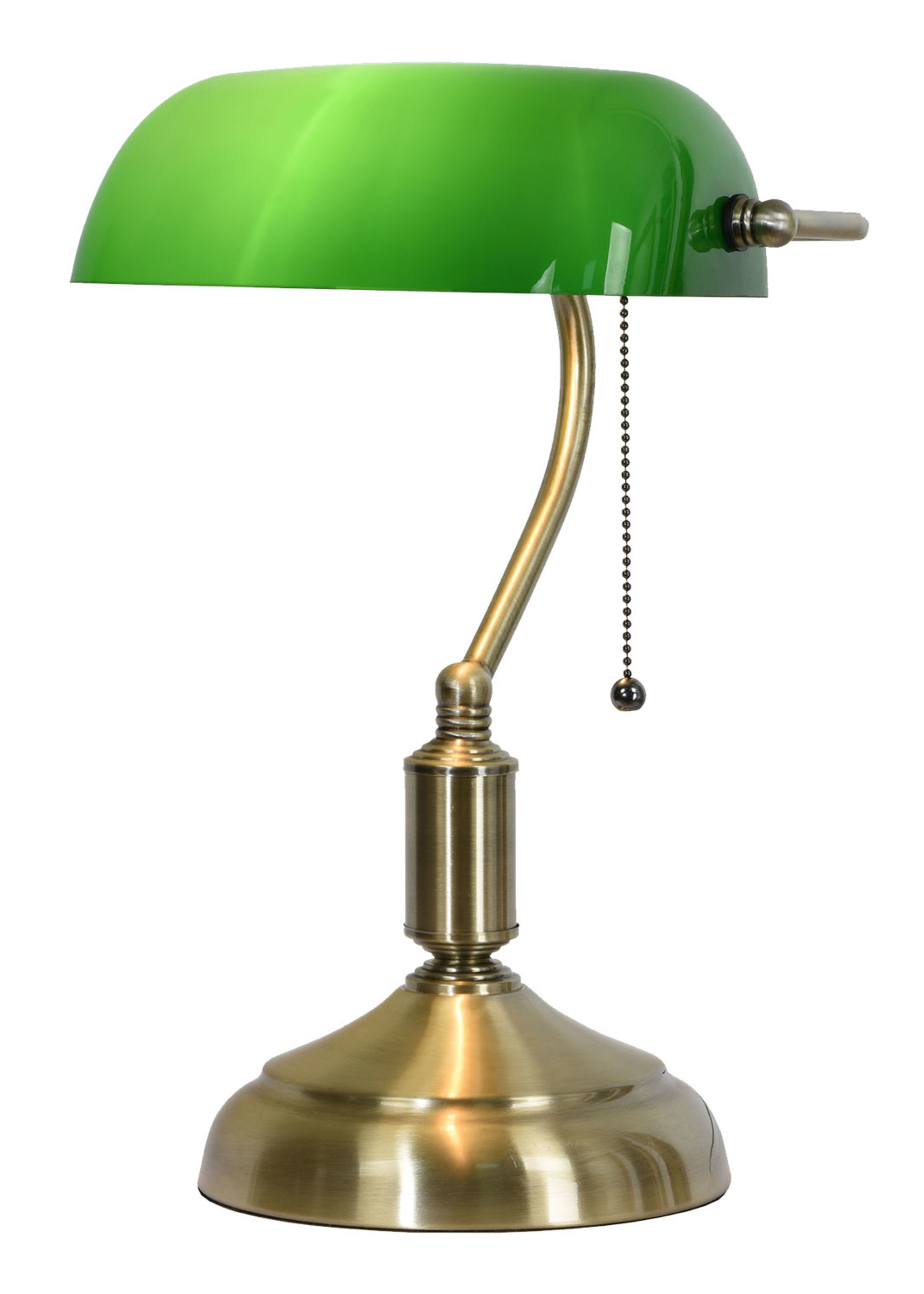 Clayre & Eef Bureaulamp groen 27*17*41 cm E27/max 1*60W 5LL-5104