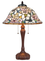 Clayre & Eef Lampe de table Tiffany Ø 46*65 cm  E27/max 3*60W 5LL-5183