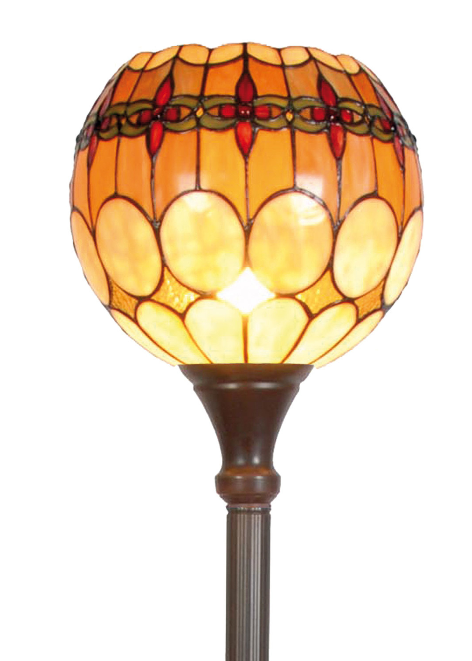 Clayre & Eef Lampadaire Tiffany Ø 27*184 cm E27/max 1*60W 5LL-5316