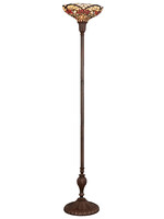 Clayre & Eef Lampadaire Tiffany Ø 35*180 cm E27/max 1*60W 5LL-5372