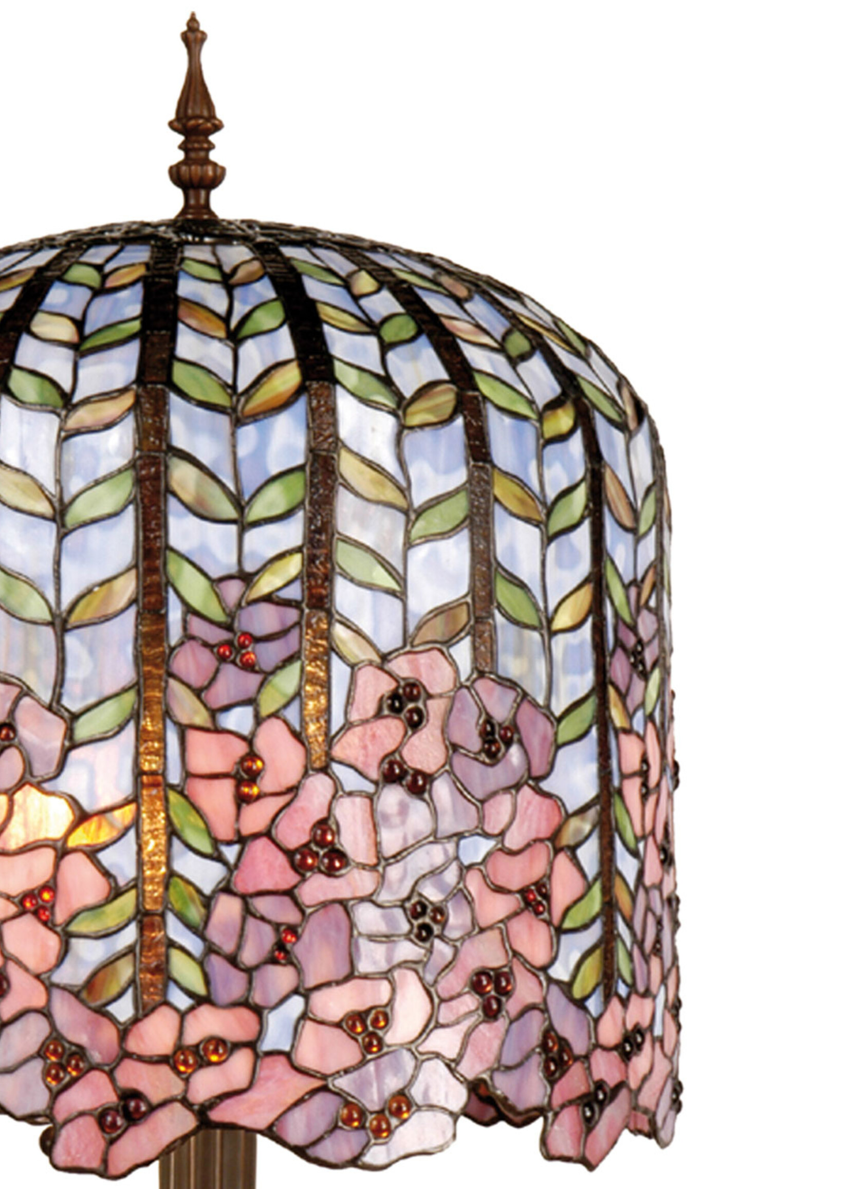 Clayre & Eef Lampe de table Tiffany Ø 40*84 cm E27/max 3*60W 5LL-5375