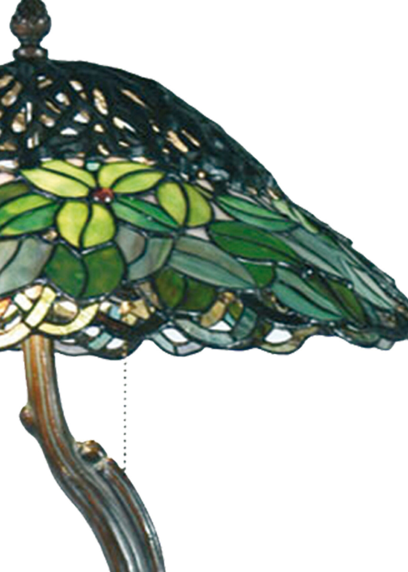 Clayre & Eef Lampe de table Tiffany Ø 47*58 cm E27/max 2*60W 5LL-5386