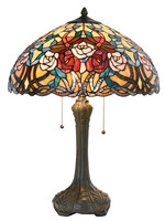 Clayre & Eef Tafellamp Tiffany Ø 46*64 cm E27/max 2*60W 5LL-5389