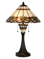 Clayre & Eef Lampe de table Tiffany Ø 40*61 cm E27/max 2*40W 5LL-5392