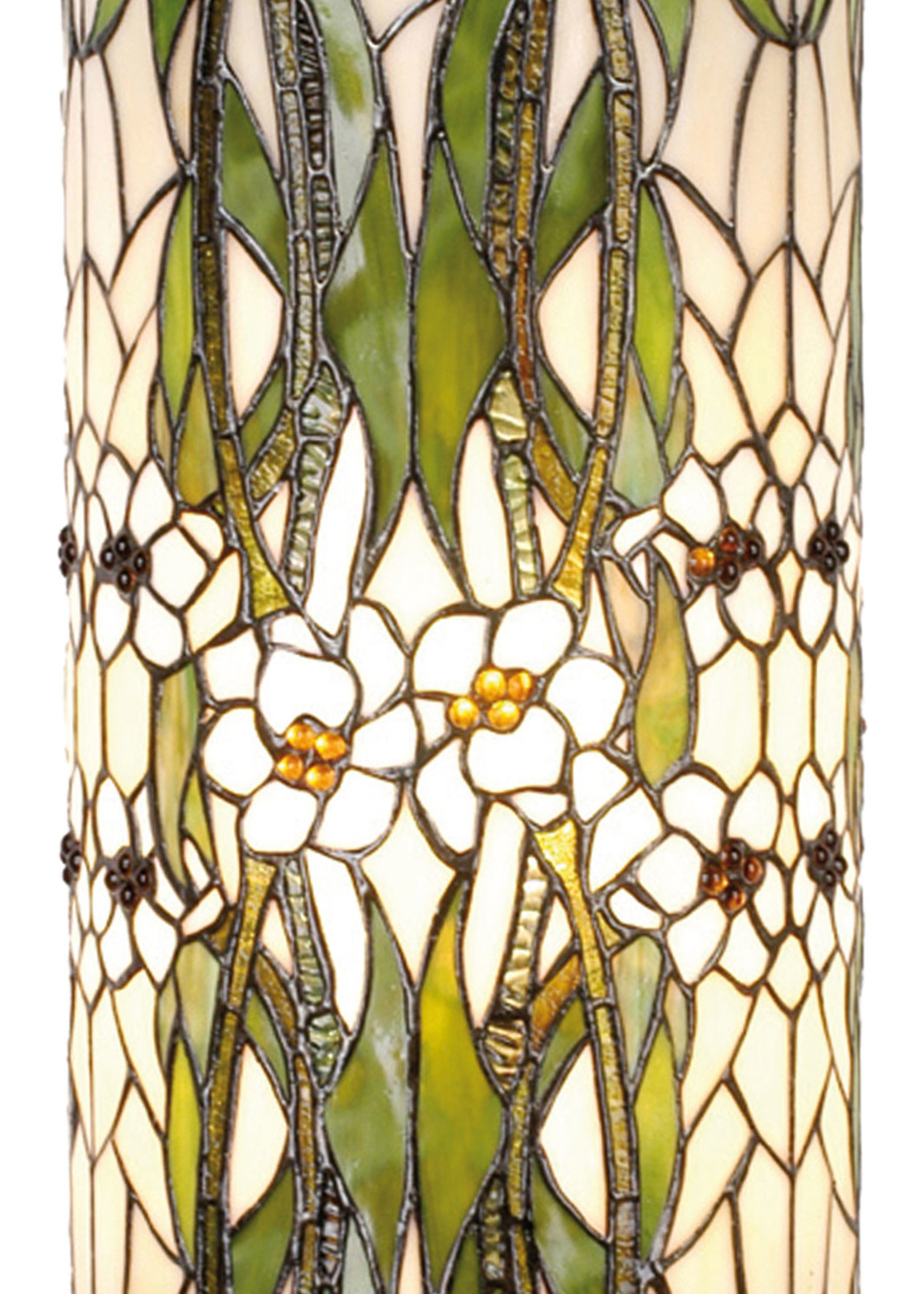 Clayre & Eef Lampe colonne Tiffany Ø 31*78 cm E27/max 1*60W 5LL-5539