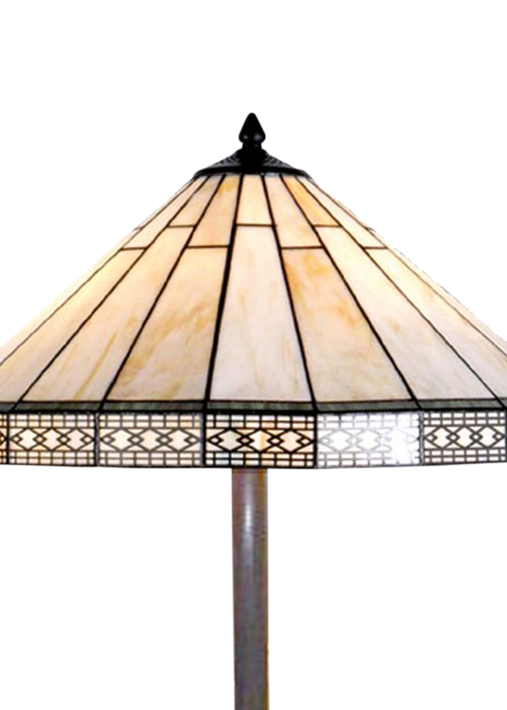 Clayre & Eef Vloerlamp Tiffany Ø 50*164 cm E27/max 2*60W 5LL-5564