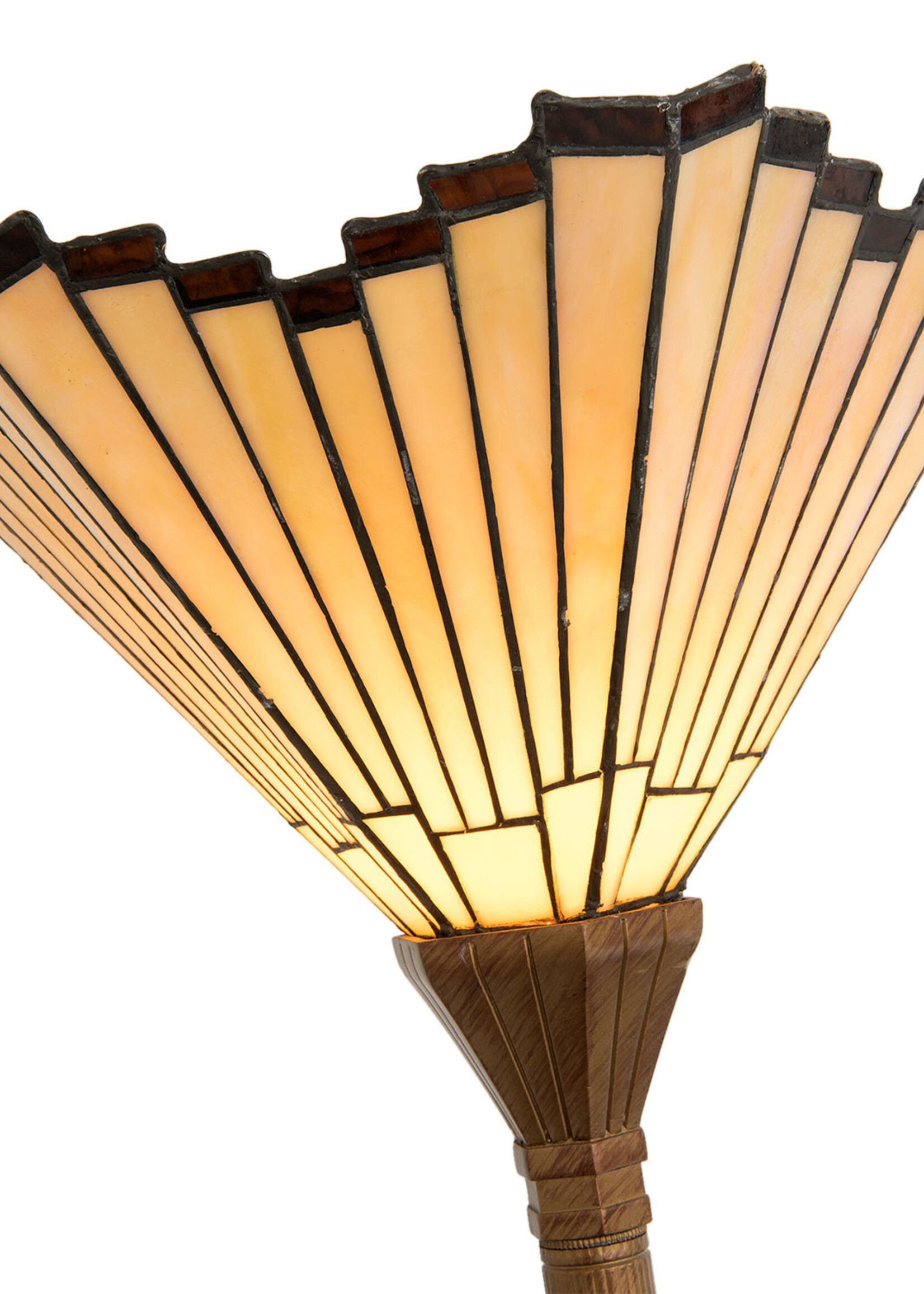 Clayre & Eef Vloerlamp Tiffany 37*37*183 cm E27/max 1*60W 5LL-5734