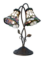 Clayre & Eef Lampe de table Tiffany 34*28*47 cm E14/max 2*40W 5LL-5748