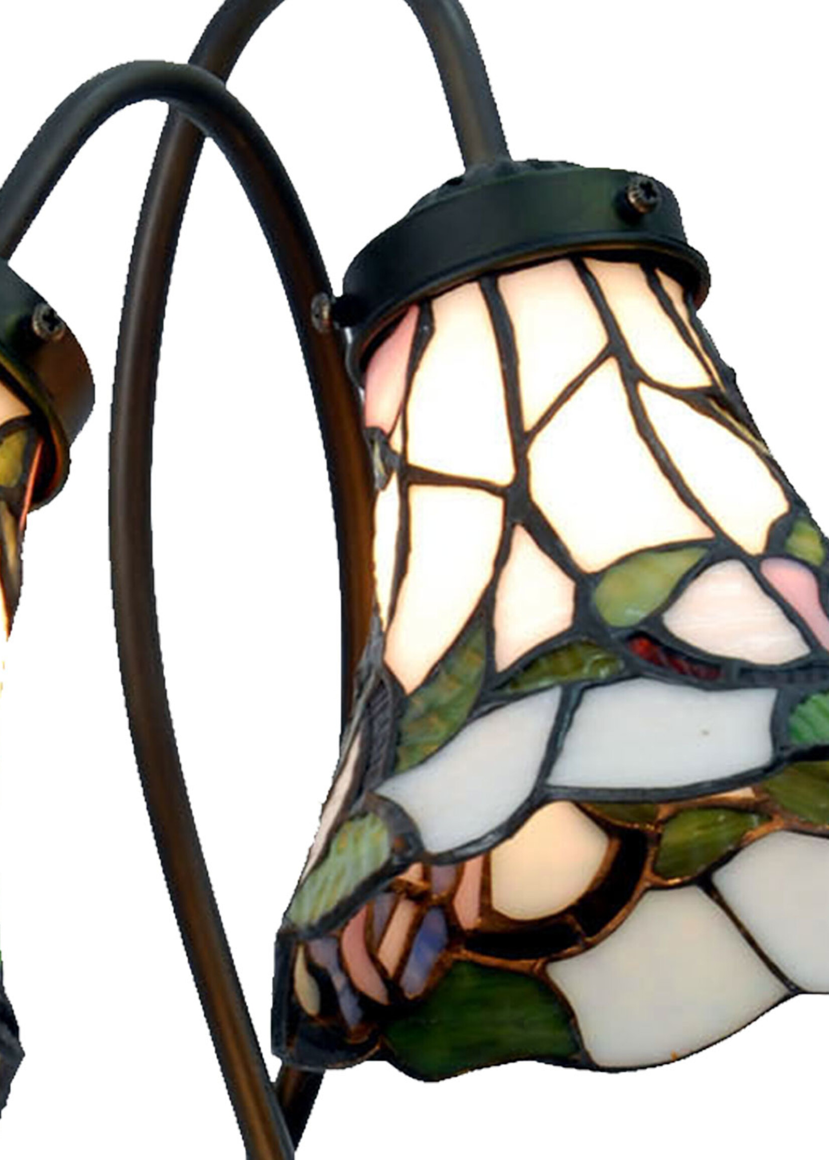 Clayre & Eef Tafellamp Tiffany 34*28*47 cm E14/max 2*40W 5LL-5748