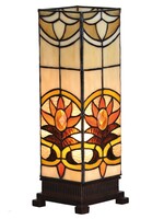 Clayre & Eef Lampe de table Tiffany 12*12*35 cm E14/max 1*40W 5LL-5779