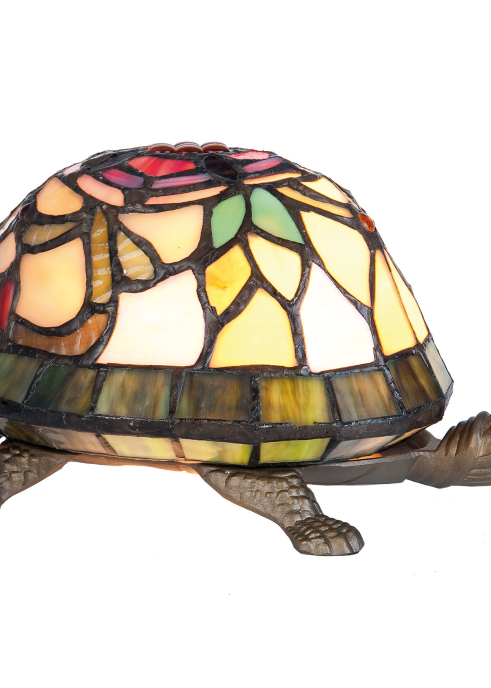 Clayre & Eef Tafellamp Tiffany schildpad 22*15*13 cm E14/max 1*15W 5LL-5787