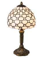 Clayre & Eef Tafellamp Tiffany Ø 21*38 cm E14/max 1*40W 5LL-5879