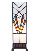 Clayre & Eef Lampe de table Tiffany 12*12*35 cm E14/max 1*25W 5LL-5894