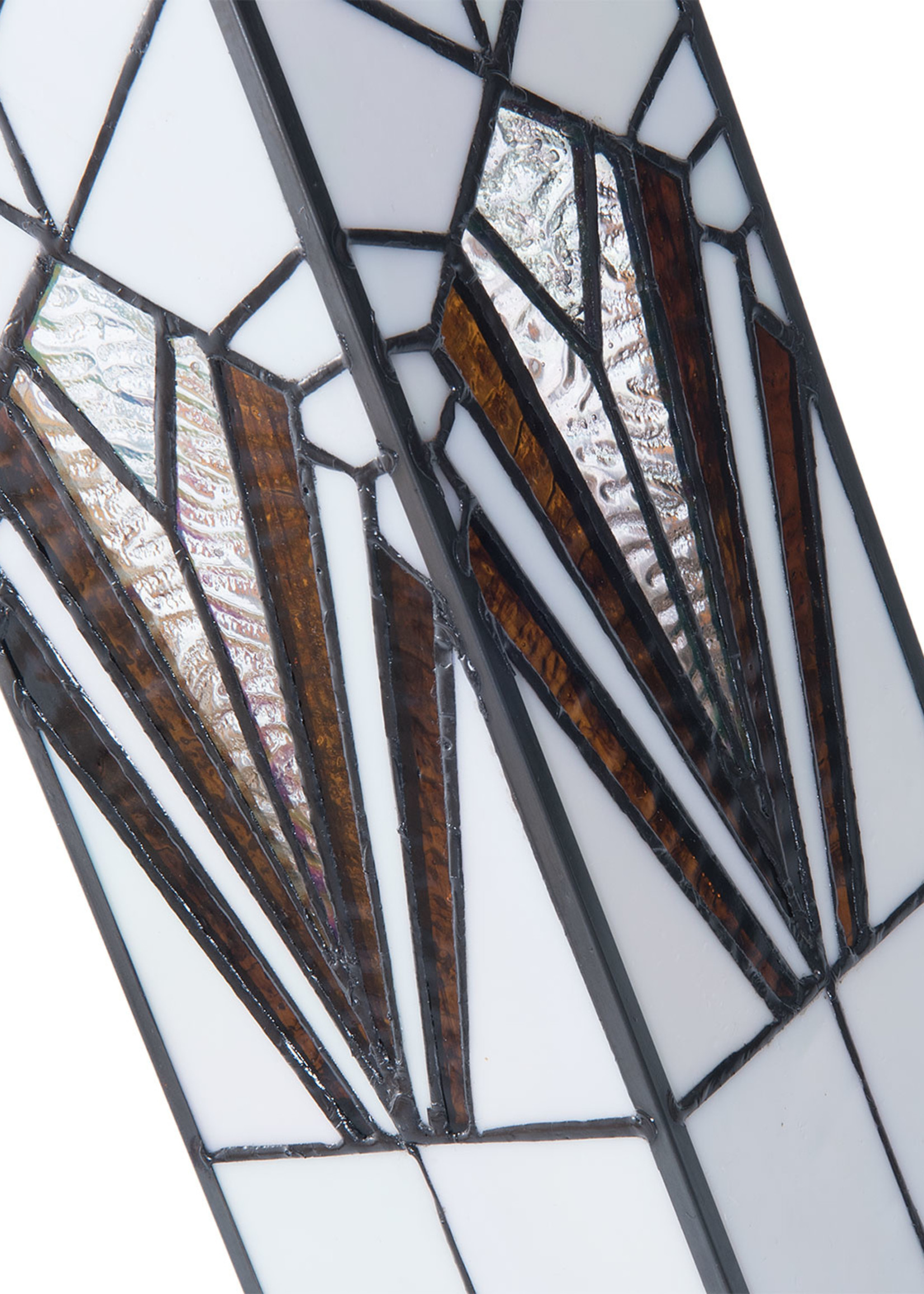 Clayre & Eef Tafellamp Tiffany 12*12*35 cm E14/max 1*25W 5LL-5894