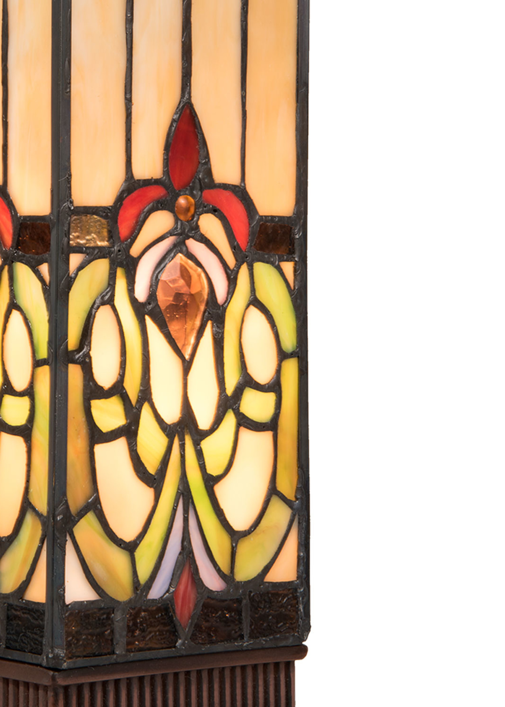 Clayre & Eef Tafellamp Tiffany 12*12*35 cm E14/max 1*25W 5LL-5906