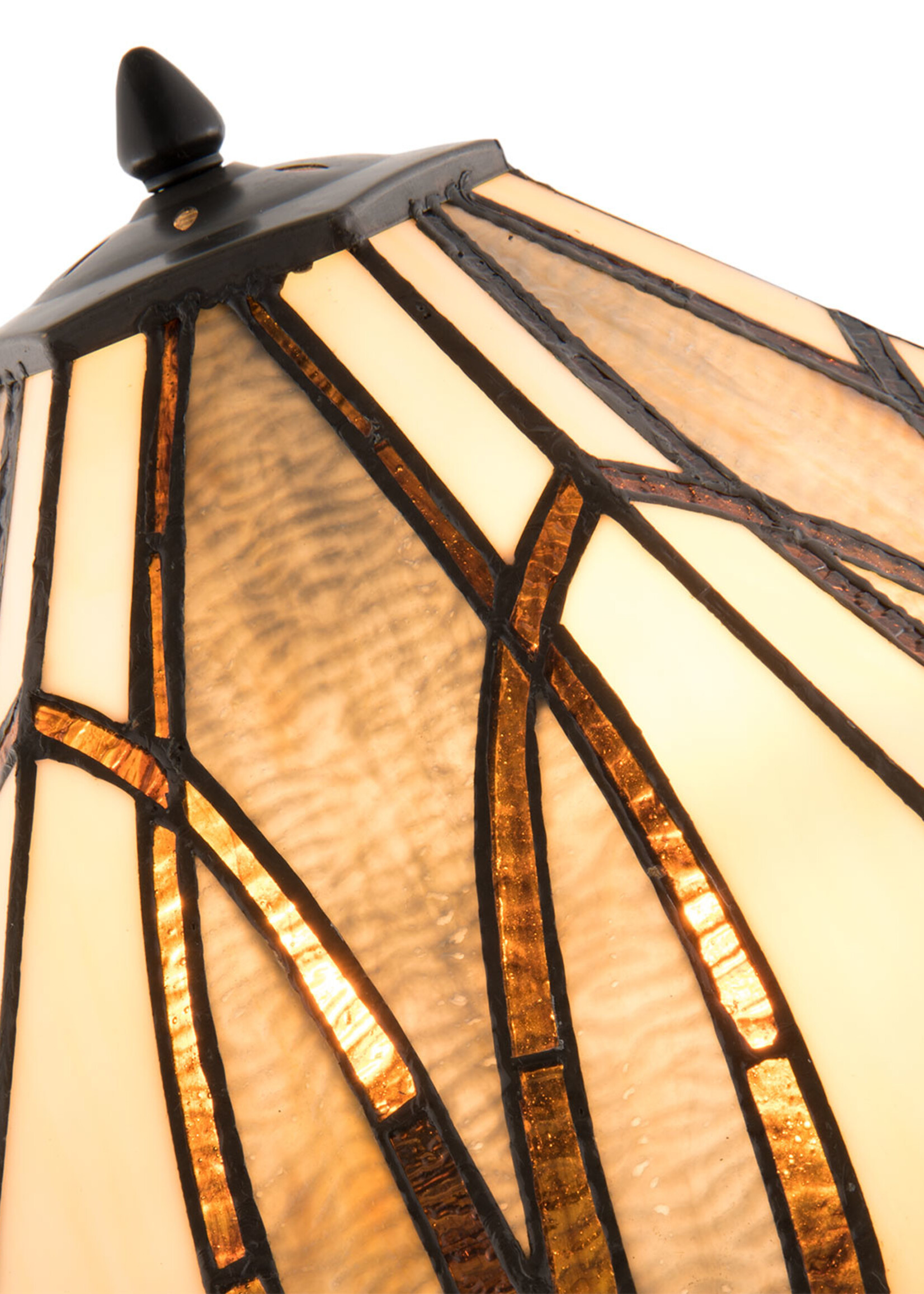 Clayre & Eef Lampe de table Tiffany 51*44*66 cm E27/max 2*60W 5LL-5913