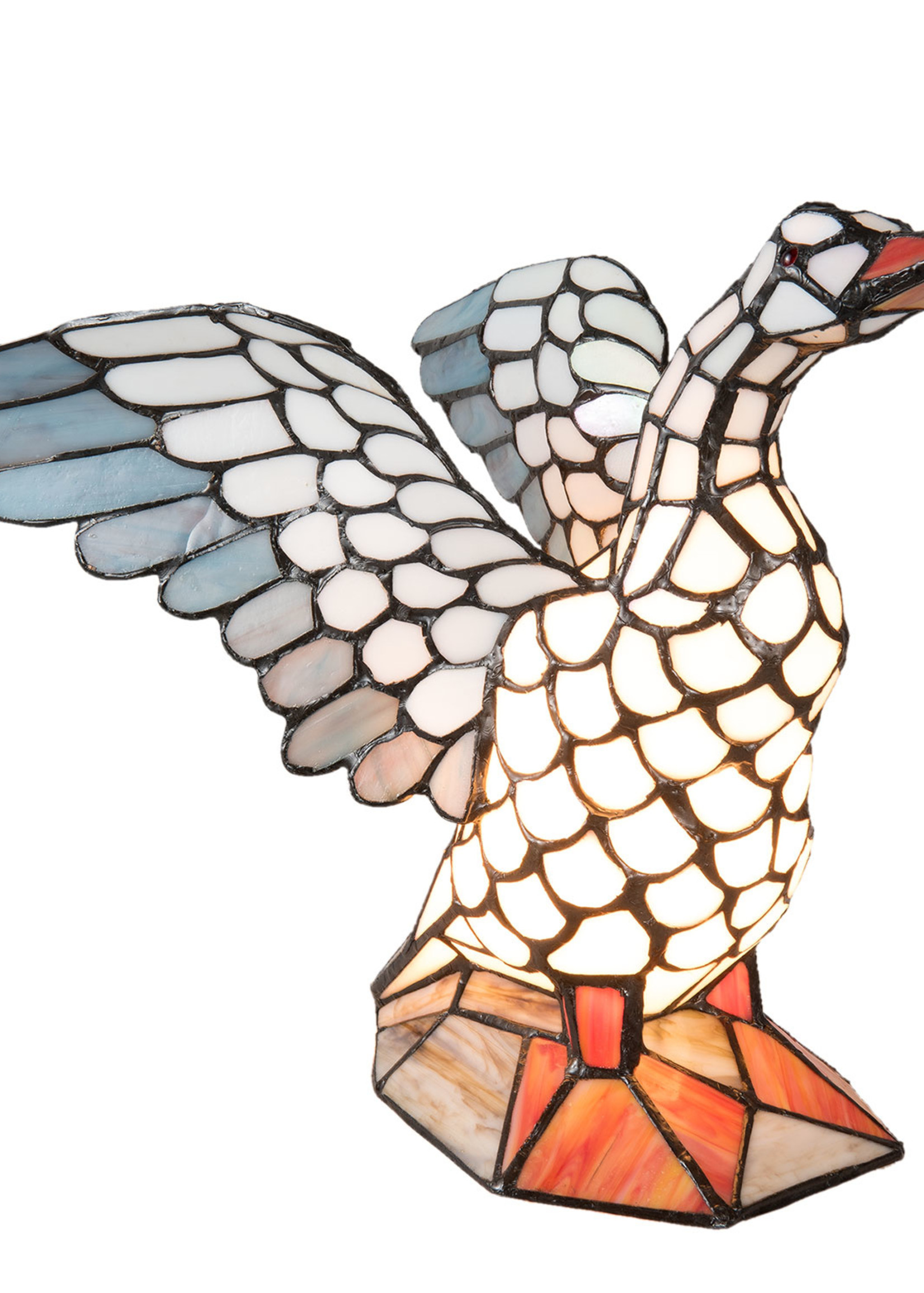 Clayre & Eef Tafellamp Tiffany gans 38*26*30 cm E14/max 1*40W 5LL-5928