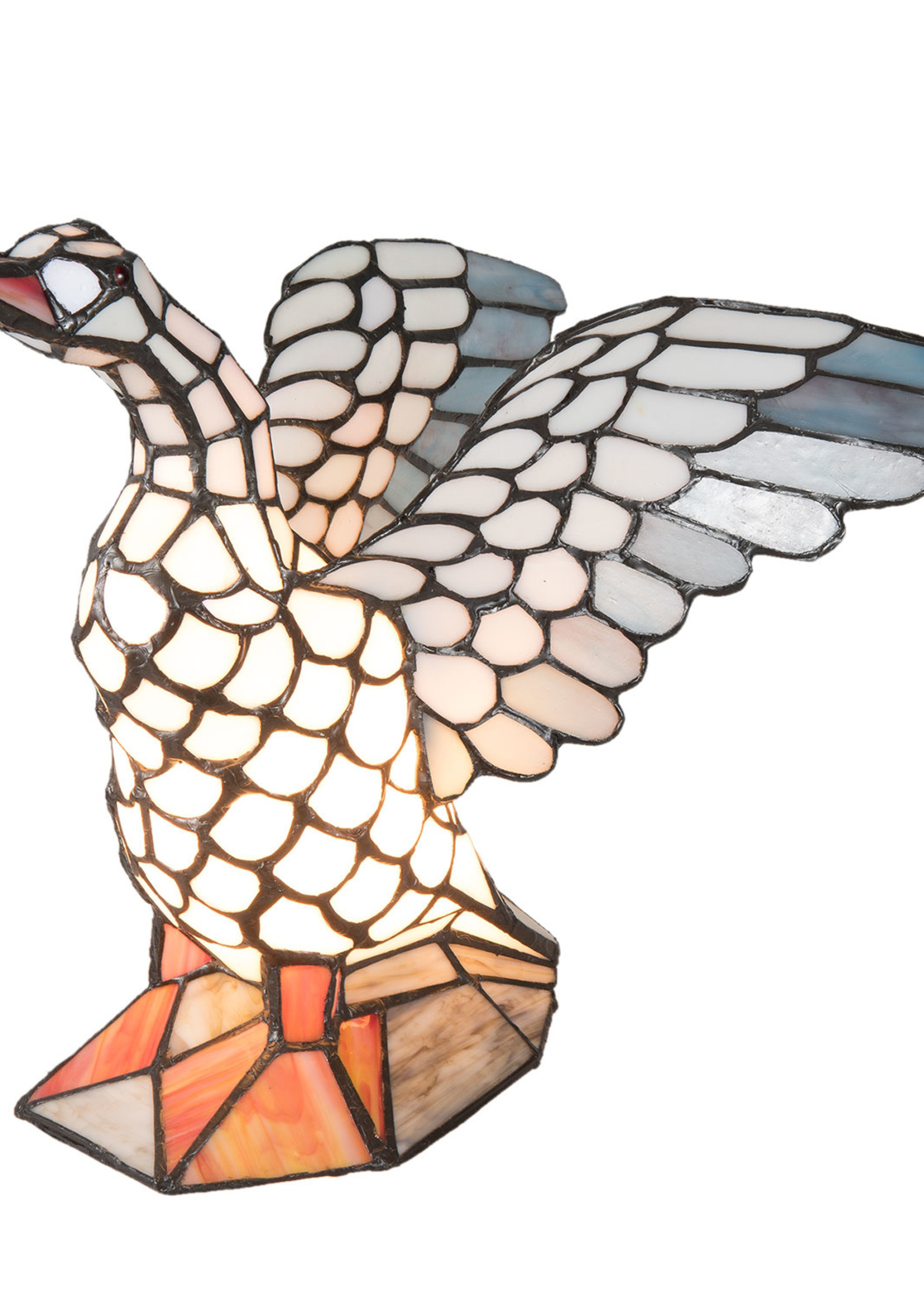 Clayre & Eef Tafellamp Tiffany gans 38*26*30 cm E14/max 1*40W 5LL-5928