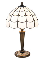 Clayre & Eef Lampe de table Tiffany Ø 25*43 cm E27/max 1*40W 5LL-5936