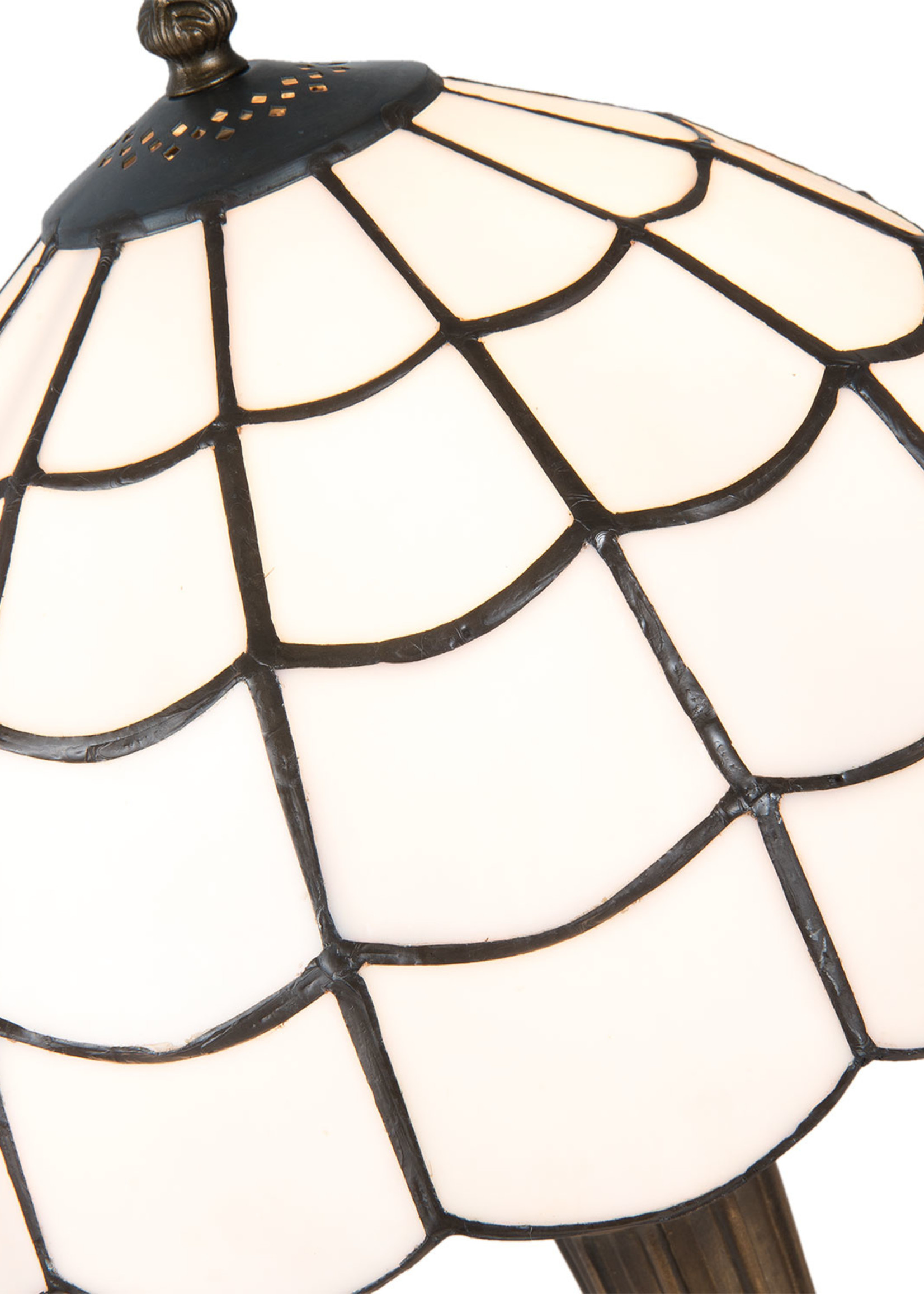 Clayre & Eef Lampe de table Tiffany Ø 25*43 cm E27/max 1*40W 5LL-5936