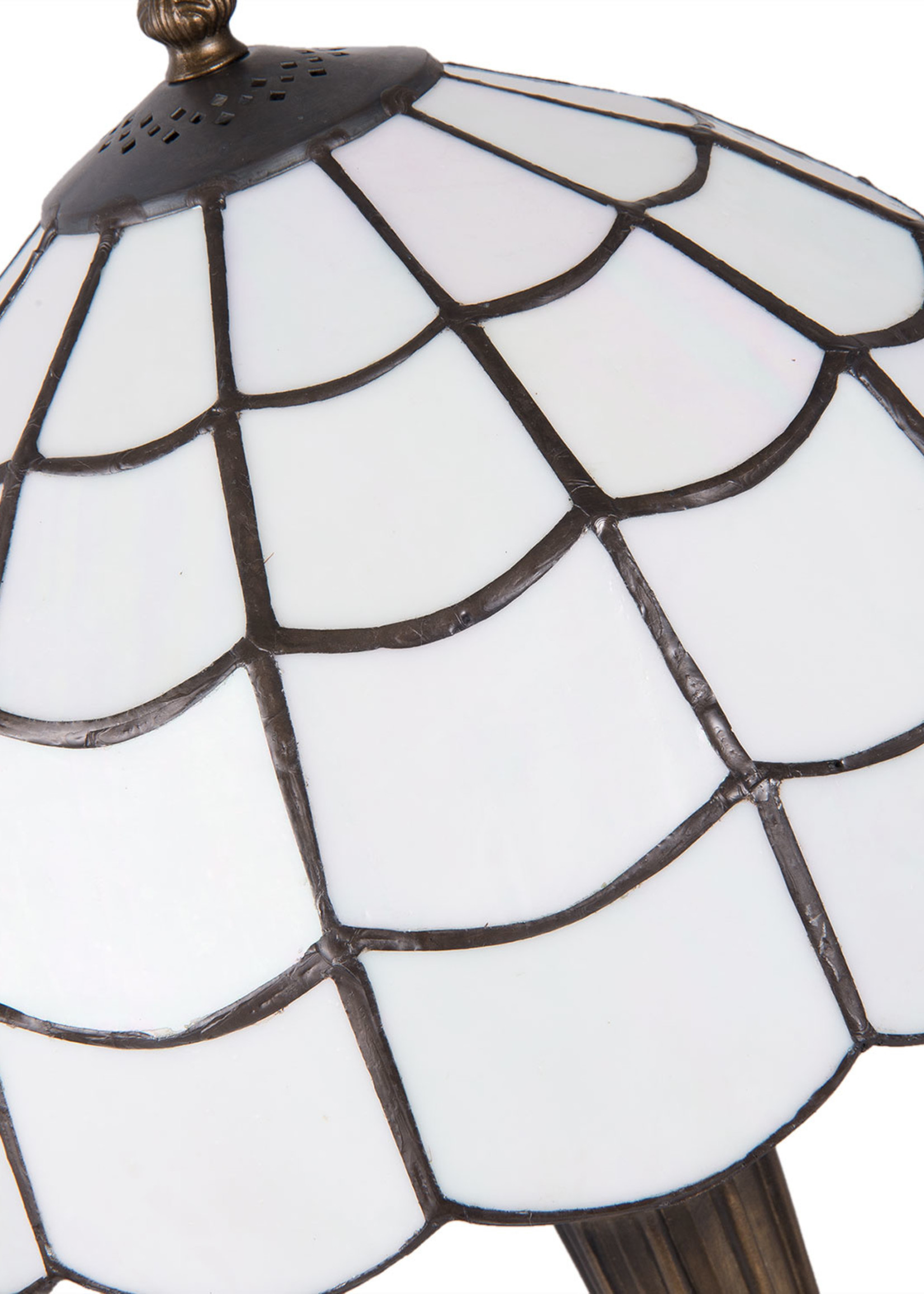 Clayre & Eef Lampe de table Tiffany Ø 25*43 cm E27/max 1*40W 5LL-5936