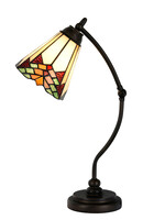 Clayre & Eef Lampe de table Tiffany Ø 26*50 cm E14/max 1*40W 5LL-5964