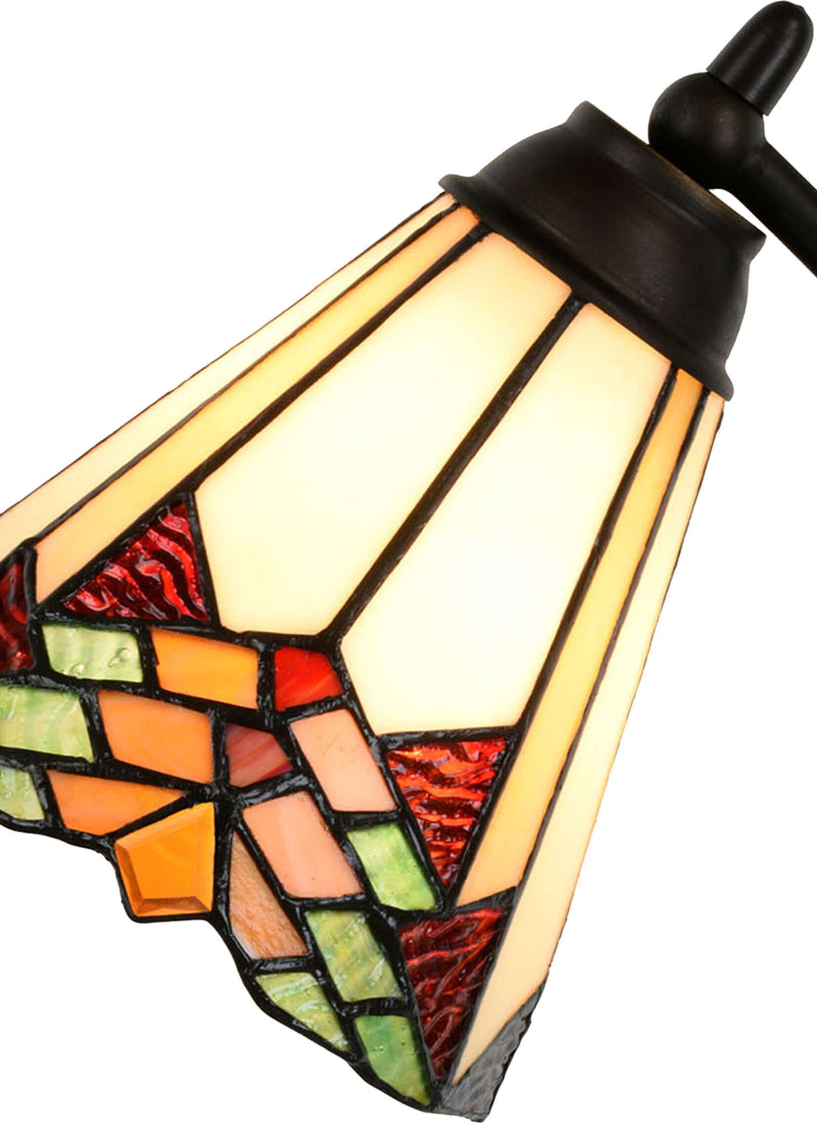 Clayre & Eef Lampe de table Tiffany Ø 26*50 cm E14/max 1*40W 5LL-5964