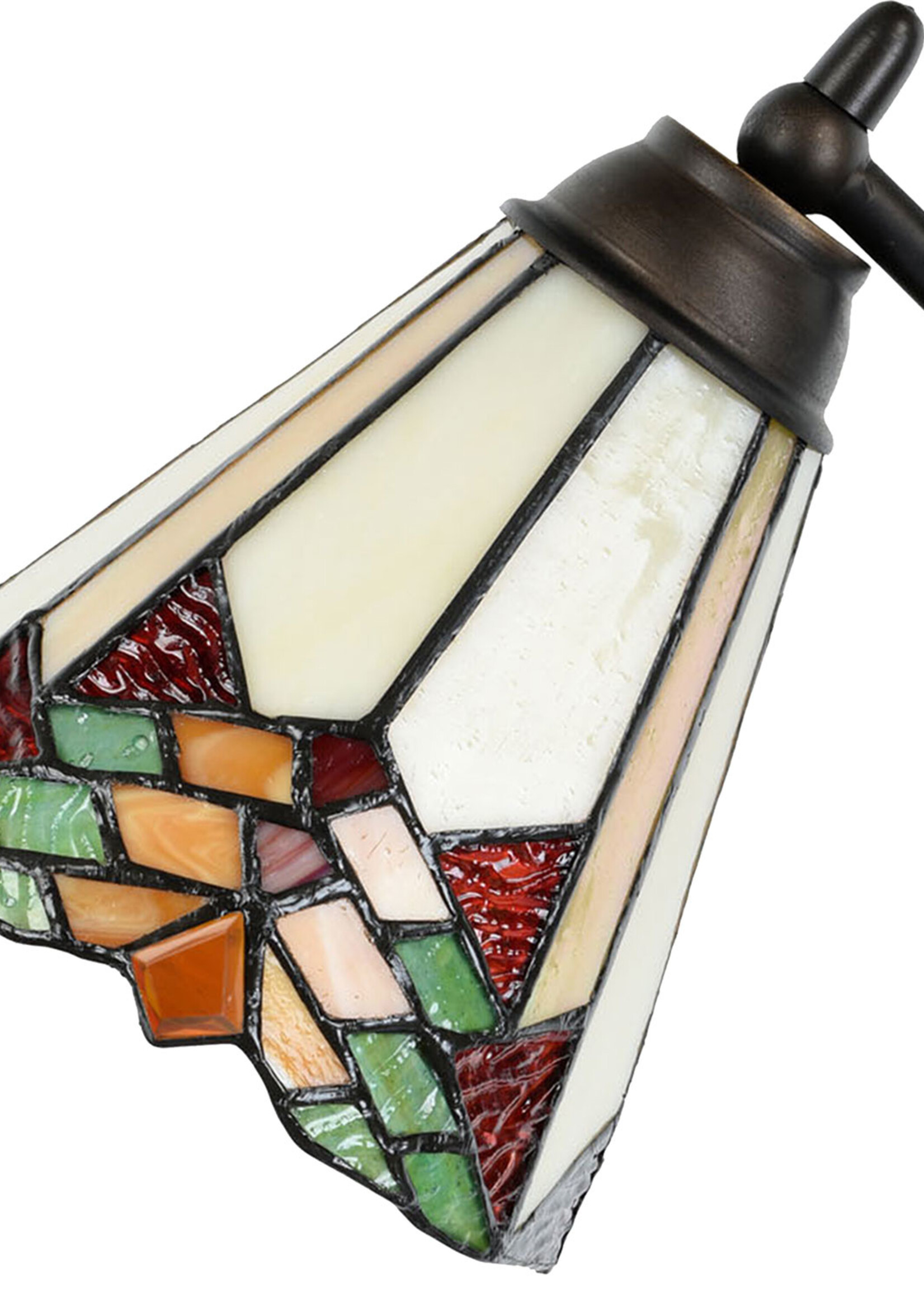 Clayre & Eef Lampe de table Tiffany Ø 26*50 cm E14/max 1*40W 5LL-5964