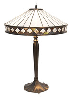 Clayre & Eef Lampe de table Tiffany Ø 41*59 cm E27/max 2*60W 5LL-5983