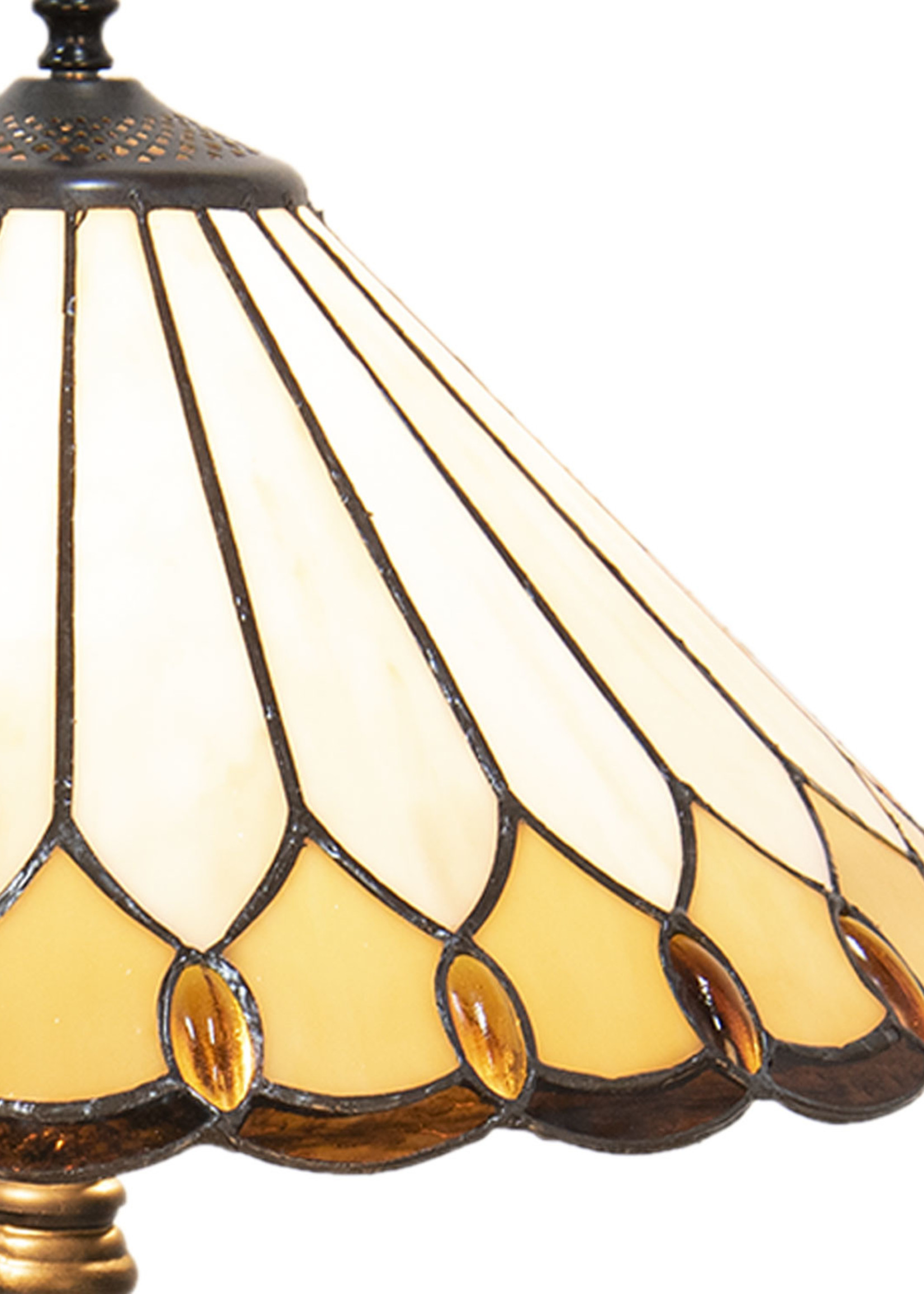 Clayre & Eef Lampe de table Tiffany Ø 40*62 cm E27/max 2*60W 5LL-5988