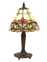 Clayre & Eef Tafellamp Tiffany Ø 20*36 cm E14/max 1*40W 5LL-5991