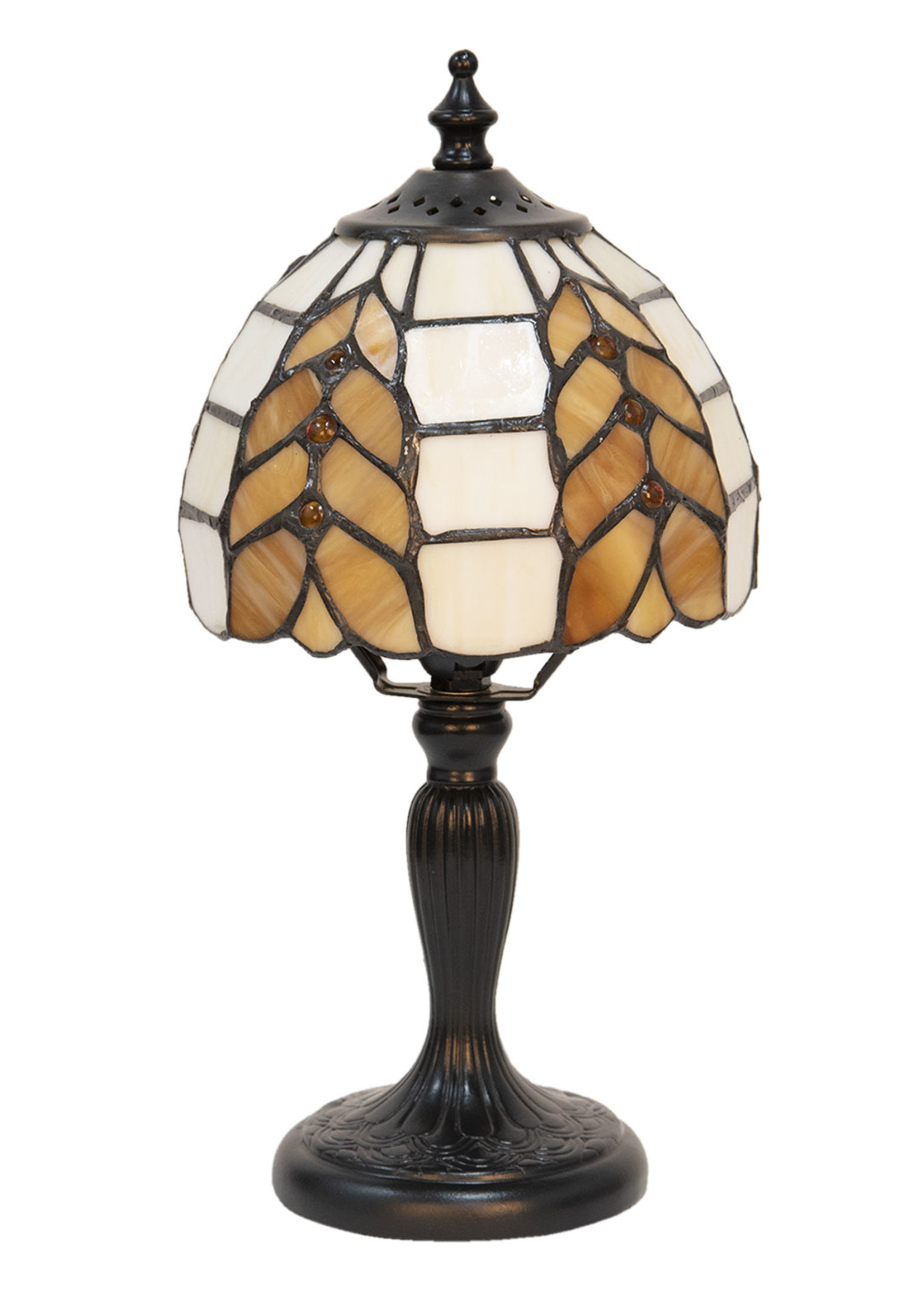 Clayre & Eef Lampe de table Tiffany Ø 14*29 cm E14/max 1*40W 5LL-5992