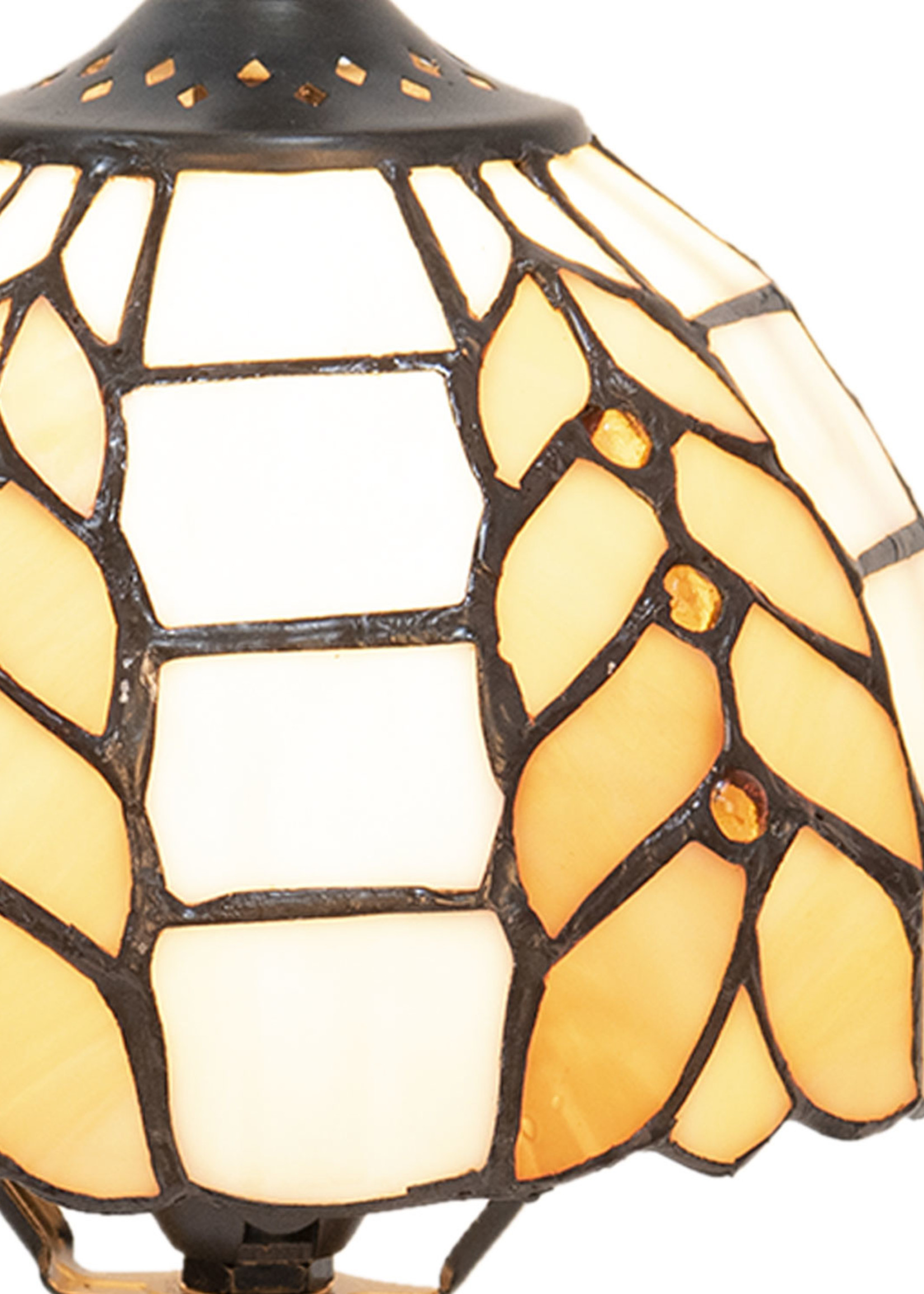 Clayre & Eef Tafellamp Tiffany Ø 14*29 cm E14/max 1*40W 5LL-5992