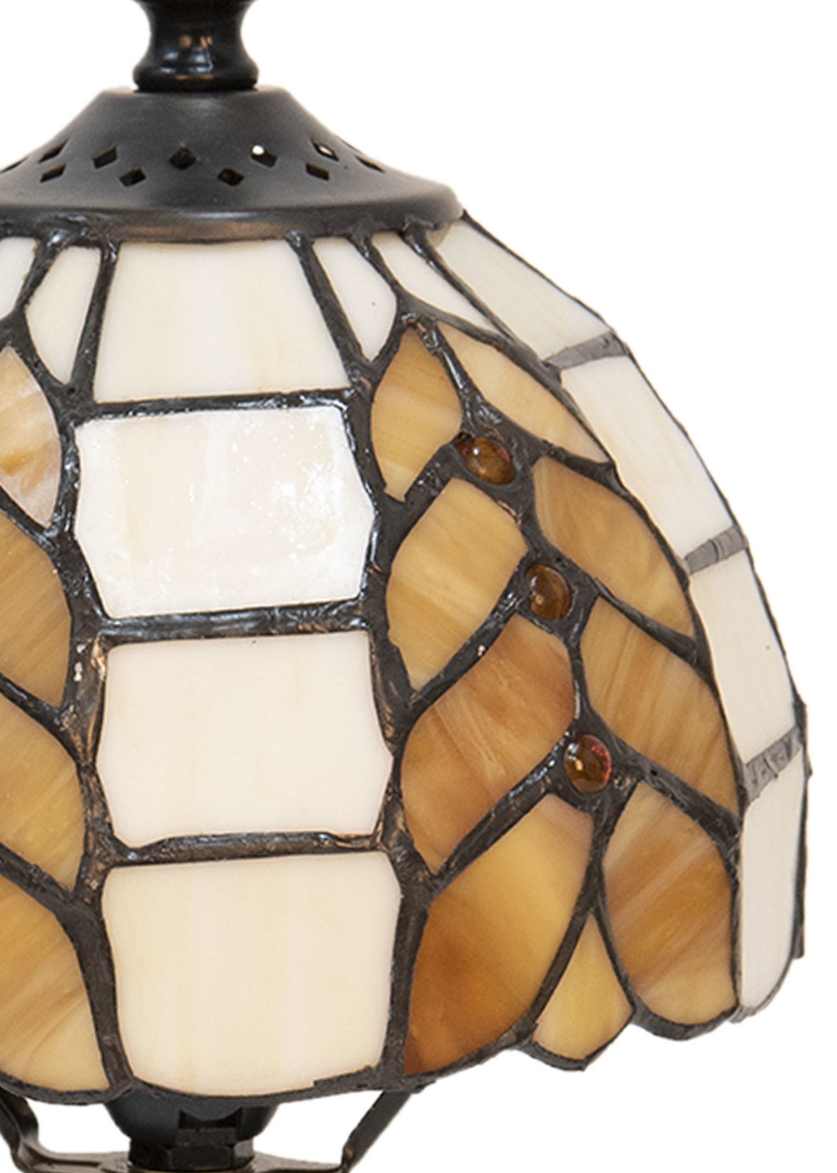 Clayre & Eef Lampe de table Tiffany Ø 14*29 cm E14/max 1*40W 5LL-5992